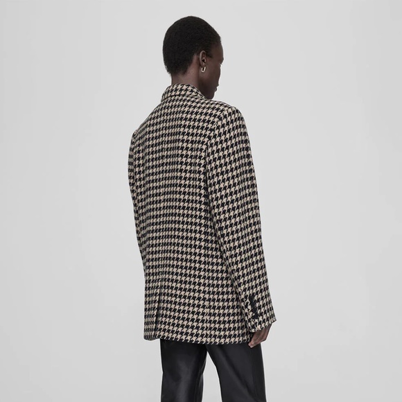 KAIA BLAZER - SIZE L - HOUNDSTOOTH - PERFECT CONDITION - ANINE BING - Picture 3 of 6